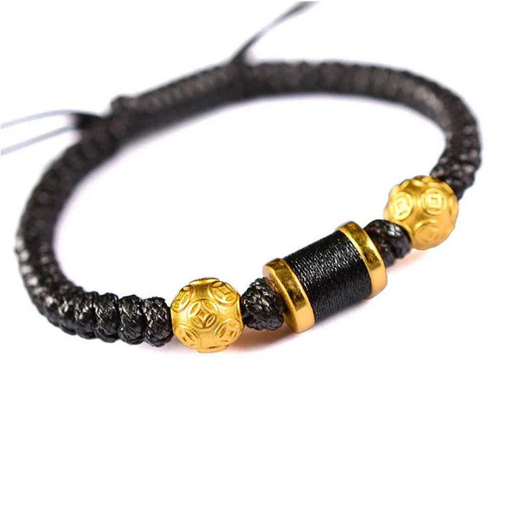 Gold-Plated Guardian Bracelet - Protect the Wealth