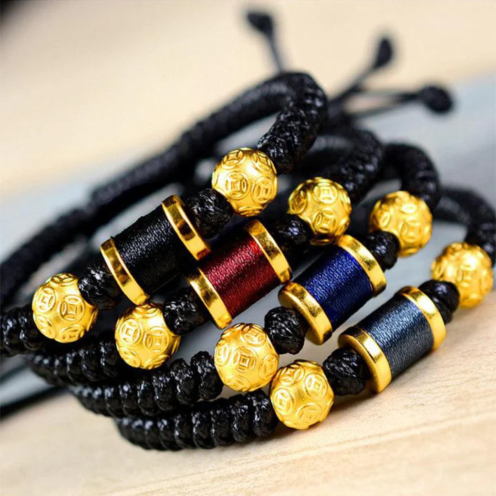 Gold-Plated Guardian Bracelet - Protect the Wealth