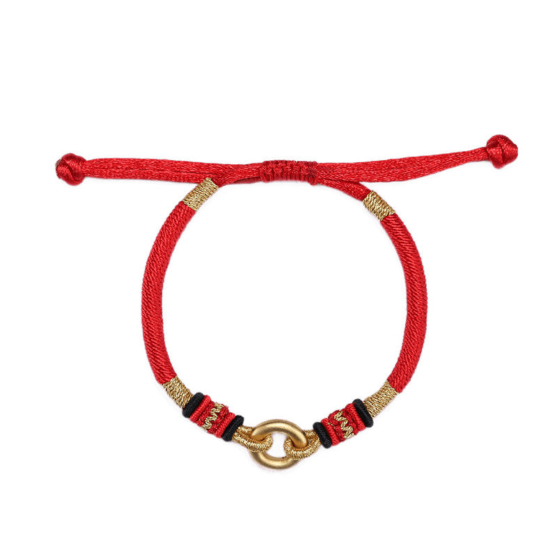 Gold-Plated Serenity Knot - Tibetan Amity Bracelet