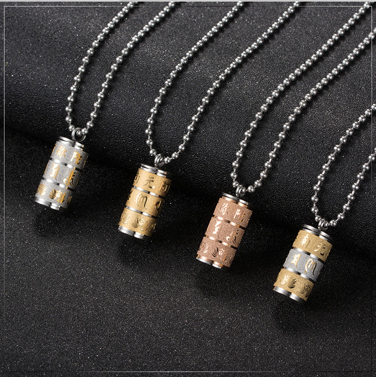 Prayer Wheel Necklace - A Talisman of Purity