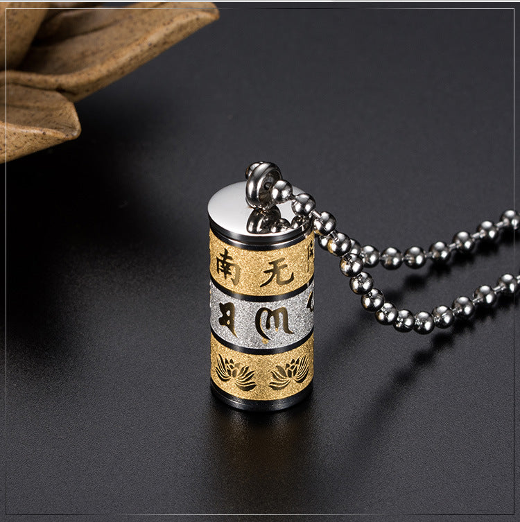 Prayer Wheel Necklace - A Talisman of Purity