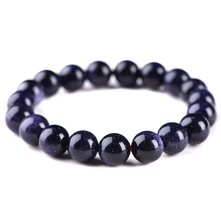 Blue Sandstone Serenity Bracelet - For Focused Aspirations