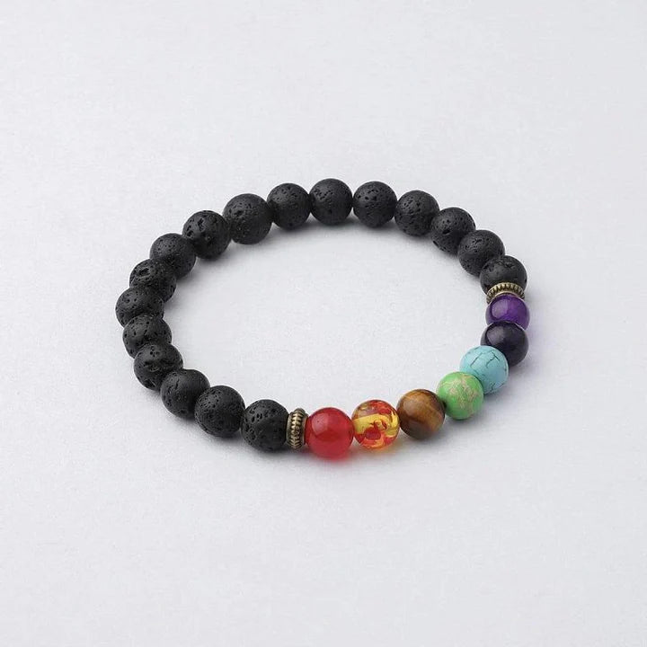 Rainbow Lava Stone Bracelet - Unleash the Healing Power of Your Body, Mind, and Spirit