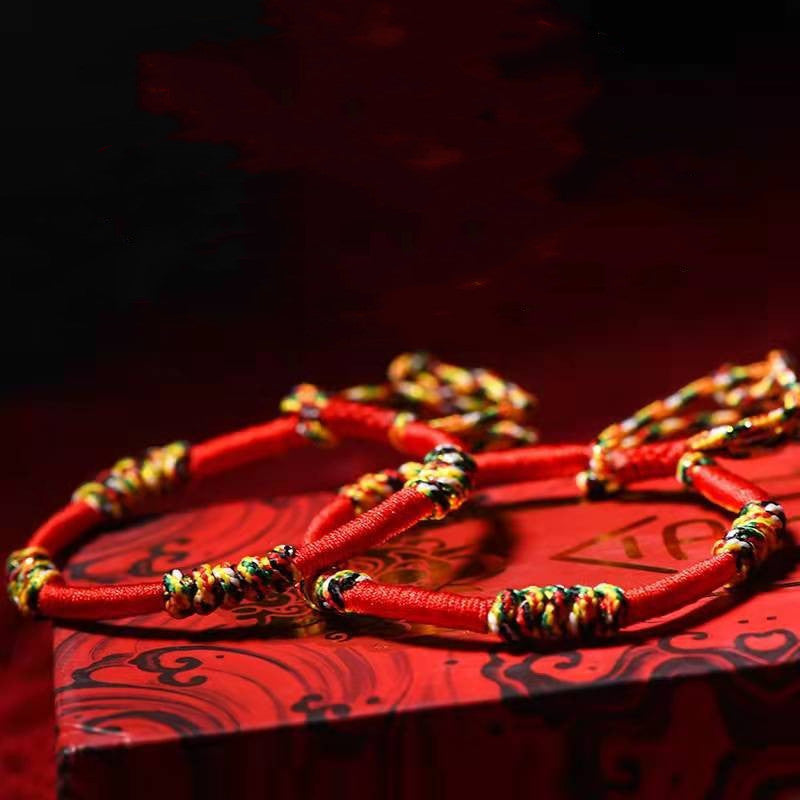 Adjustable Red Cord - Beckoning Fortune, Bliss, and Enlightenmen