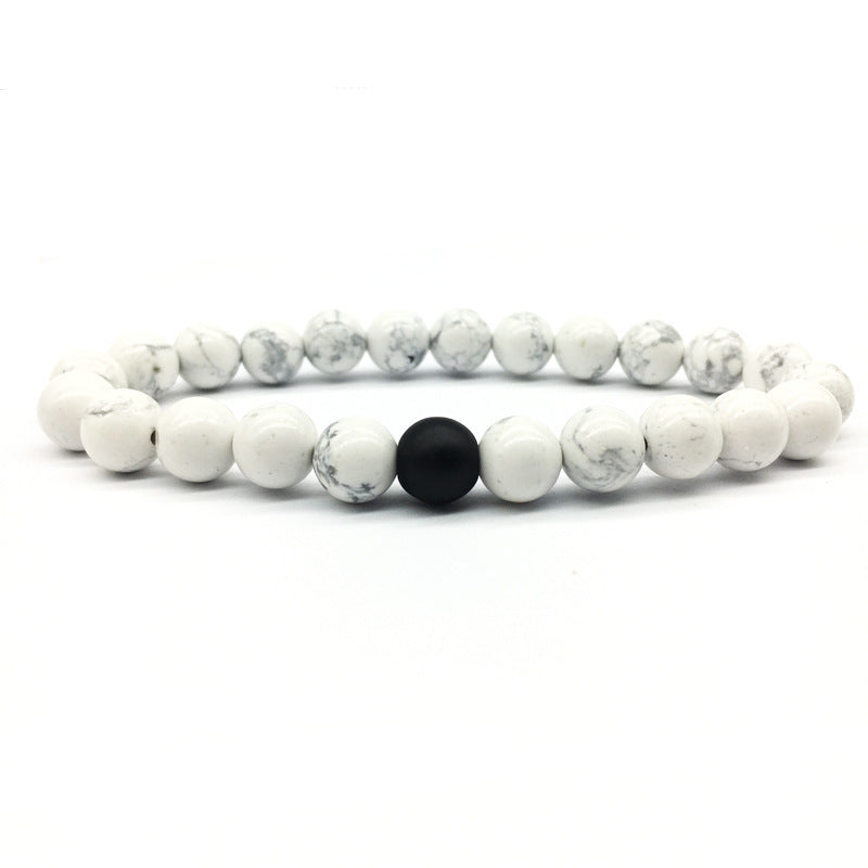 Black & White Distance Bracelet - Bridging the Gap of Love